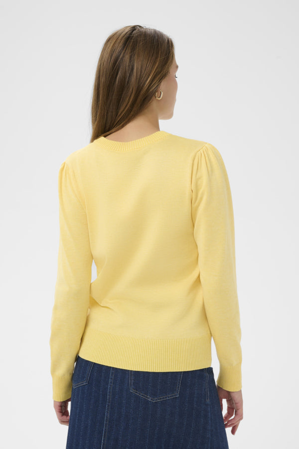 SAINT TROPEZ MILASZ PULLOVER - LEMON DROP MELANGE