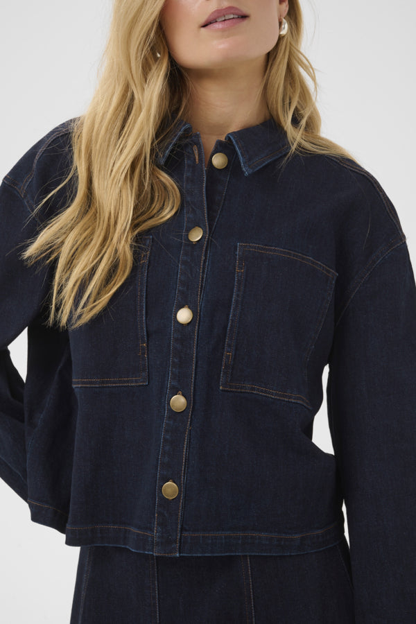 SAMBRINASZ SHIRT - DARK BLUE DENIM
