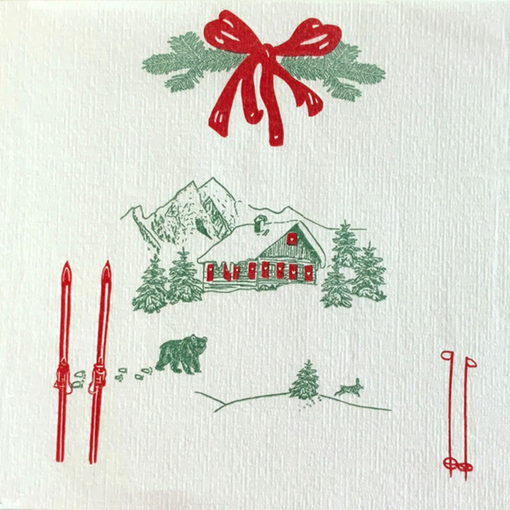 MA CABANE DINNER NAPKIN