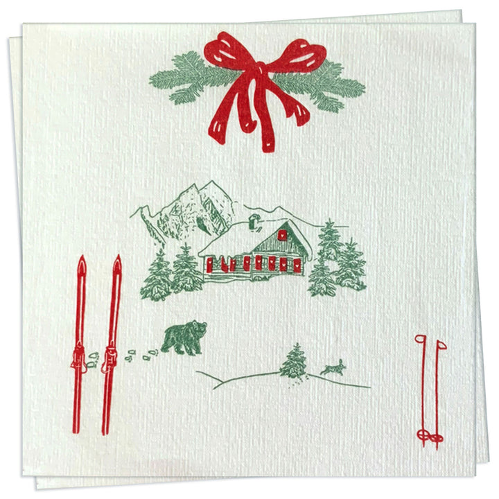 MA CABANE DINNER NAPKIN