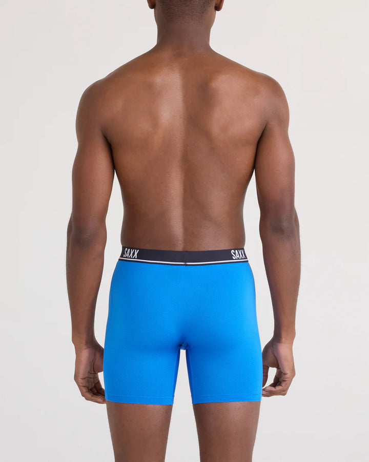 ESSENTIAL PERFORMANCE MESH BOXER BRIEF 6" 3PACK "BLUE/TEAL/MARITIME"