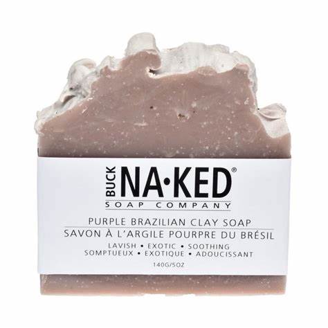 Buck Naked Purple Brazilian Clay Soap
