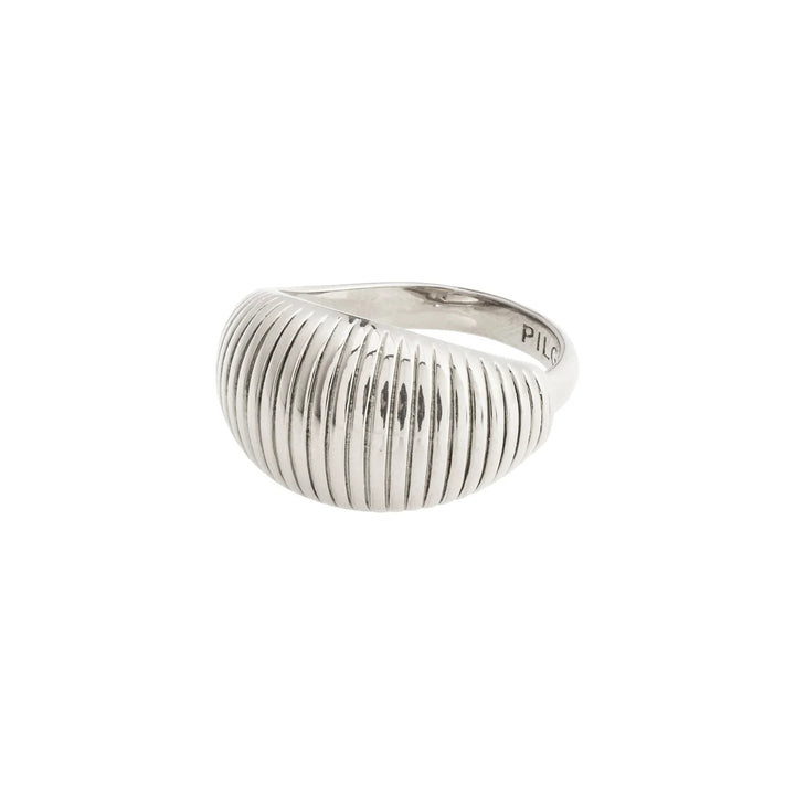 Pilgrim Xena Recycled Dome Ring Silver Plated