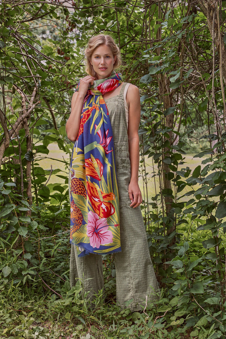 POWDER DECO JUNGLE PRINT SCARF