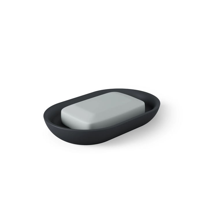 UMBRA JUNIP OVAL SOAP DISH - BLACK