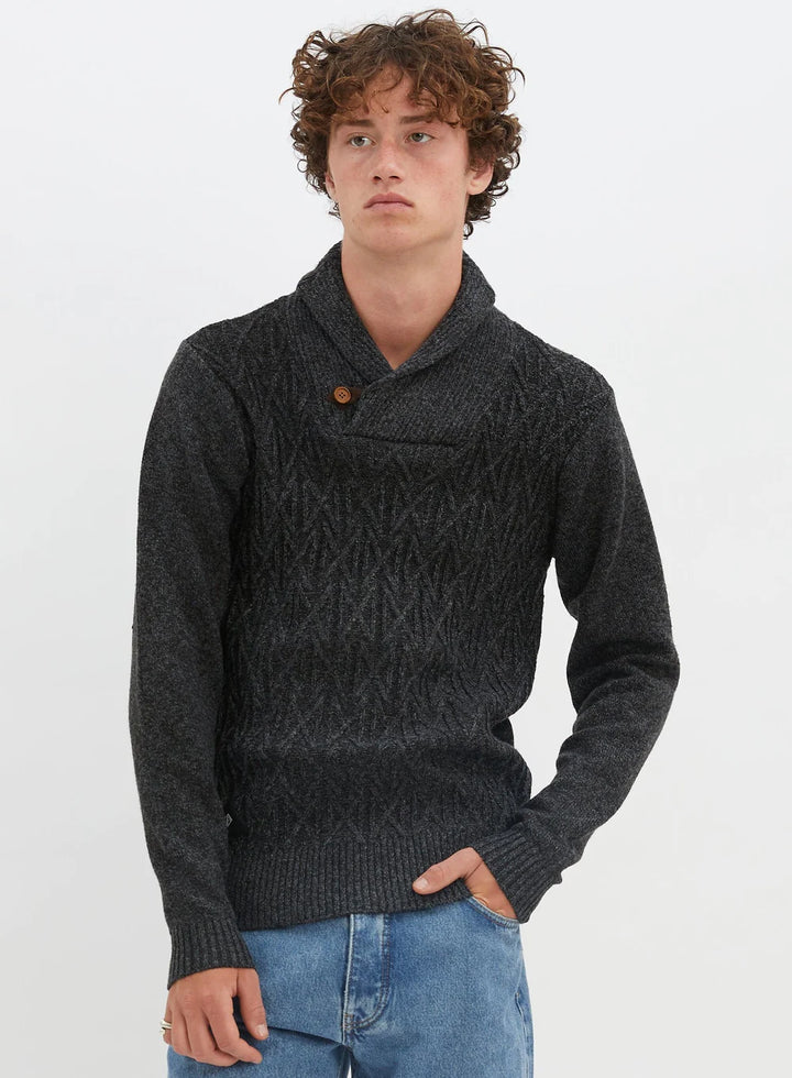Point Zero Billy Shawl Collar Sweater