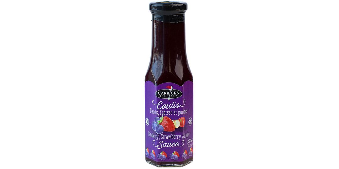 Caprices D'antan Strawberry, Blueberry & Apple Coulis