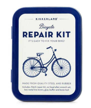 KIKKERLAND KIT DE RÉPARATION DE VÉLO ÉTAIN