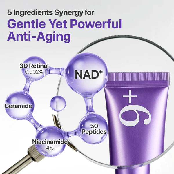 NO.9 NAD + RETINAL VOLUMETOX EYE CREAM 10ML