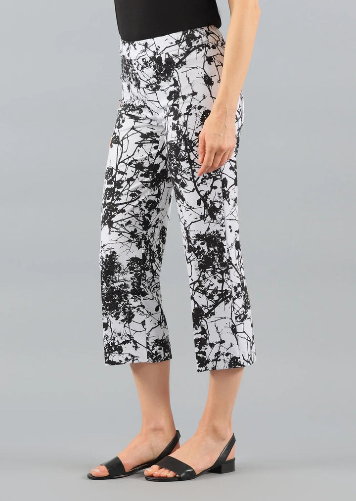 Lisette L Twig Print 24" Cropped Trouser