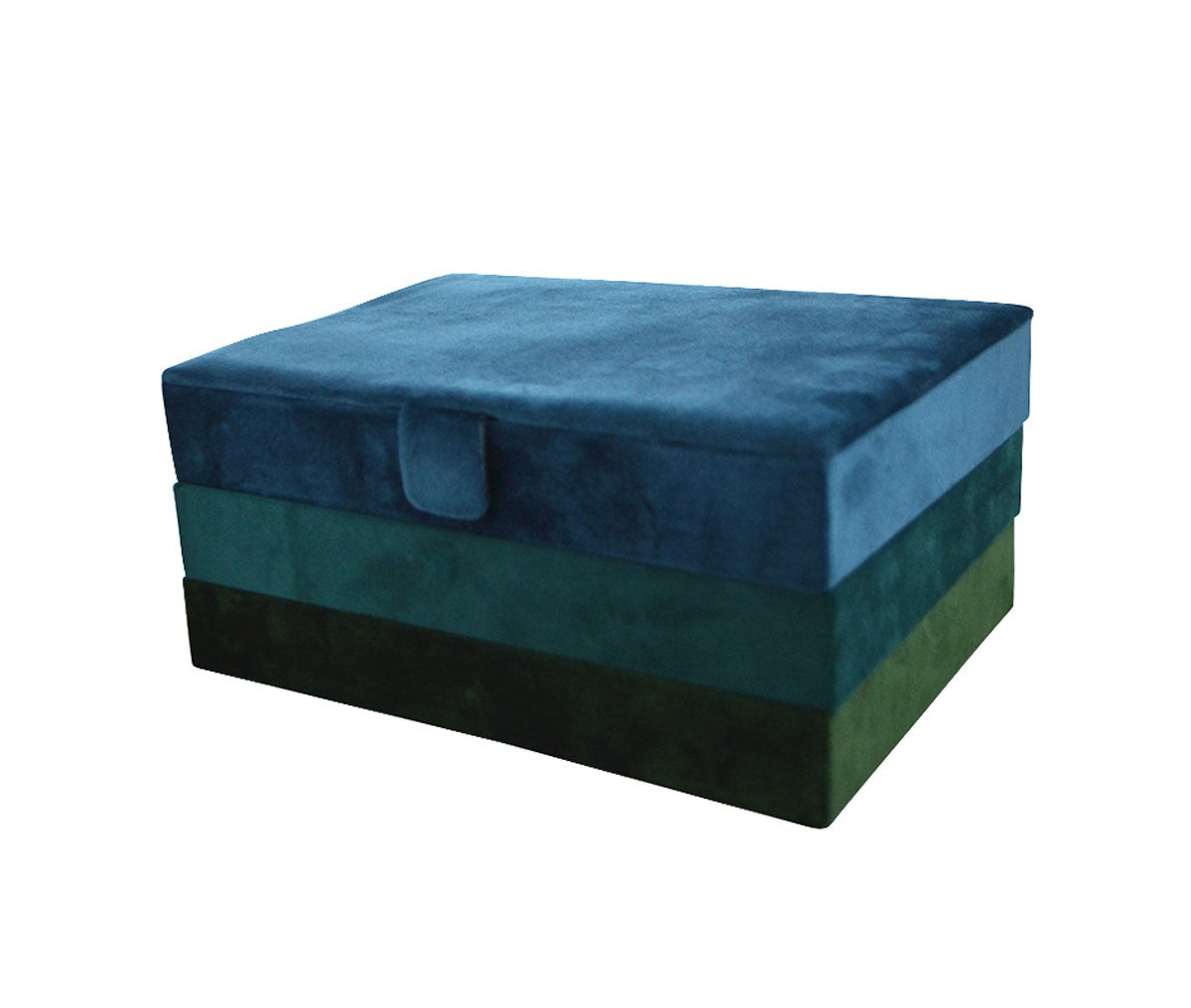 RECTANGULAR TRICOLOR BOX 25X18X12CM