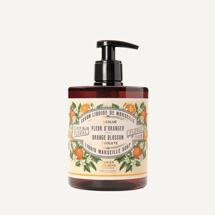 LIQUID MARSEILLE SOAP "ABSOLUTE ORANGE BLOSSOM" 500ML