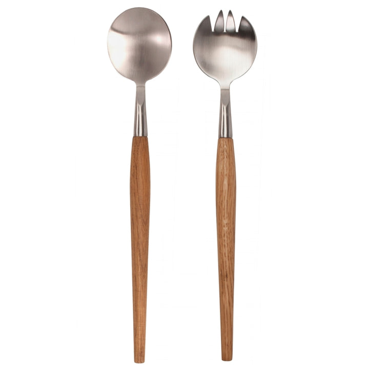 ACACIA SALAD SERVERS SET