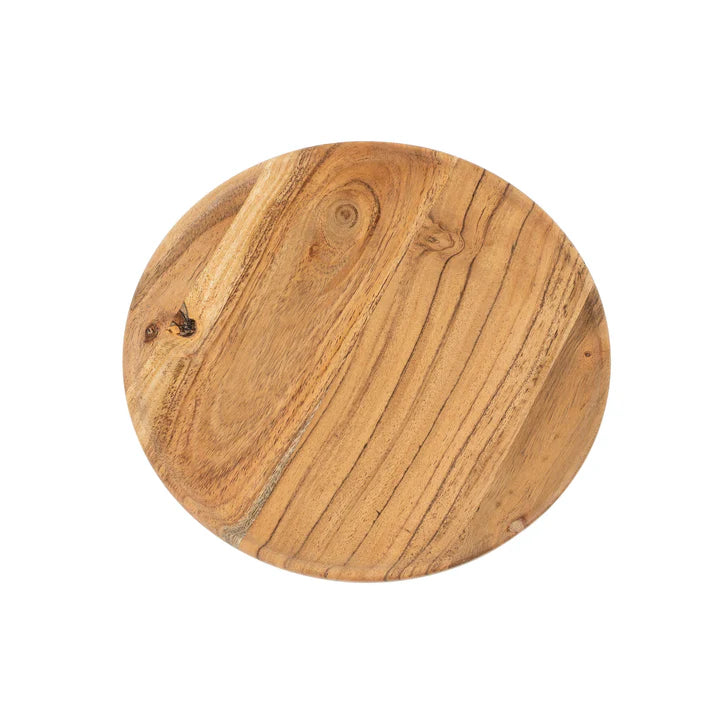 ACACIA WOOD PLATE - SMALL