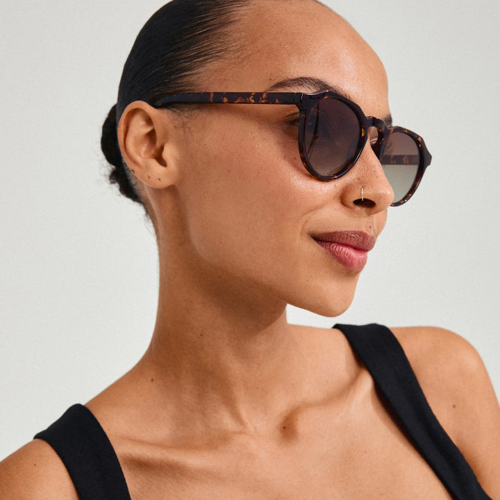 ALEJANDRA SUNGLASSES "TORTOISE BROWN"