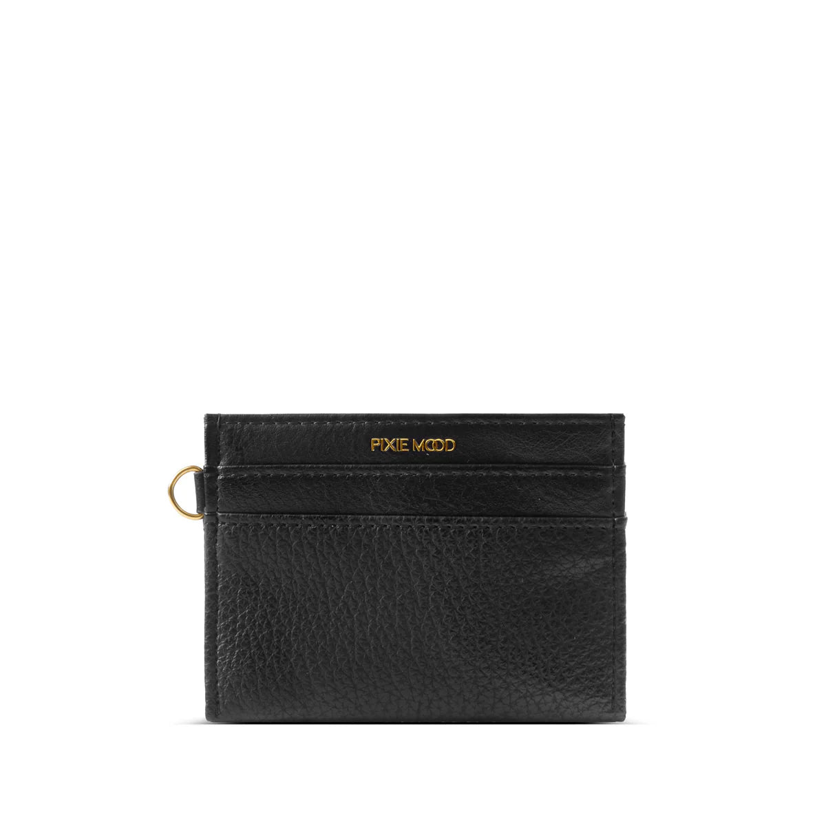 PIXIE MOOD ALEX CARD HOLDER - BLACK PEBBLED