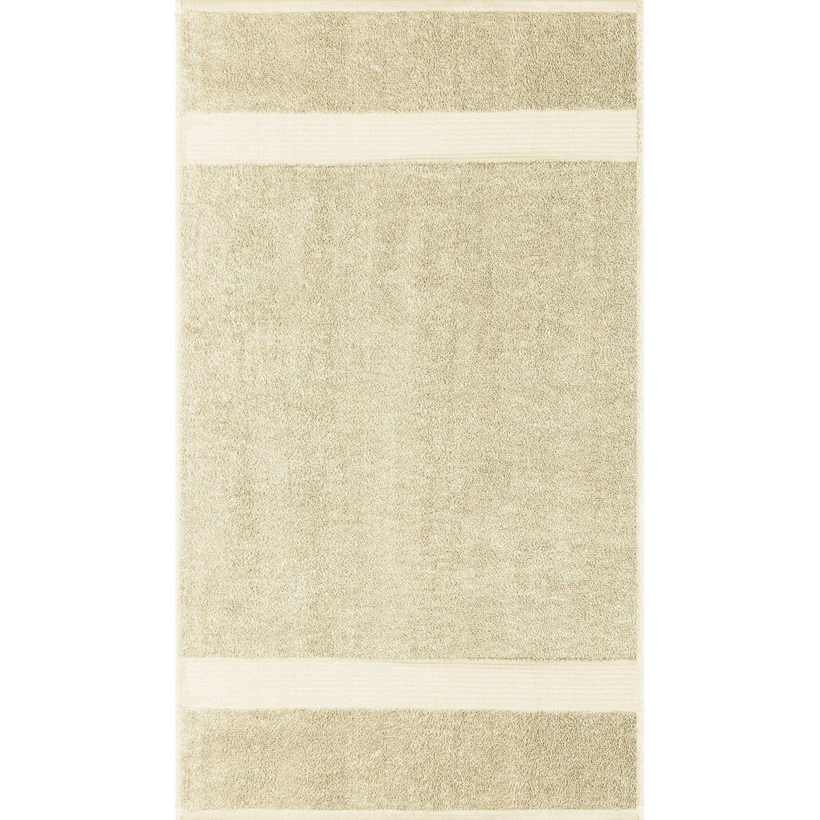 ALLURE DOBBY BORDER HAND TOWEL - IVORY 16X28"