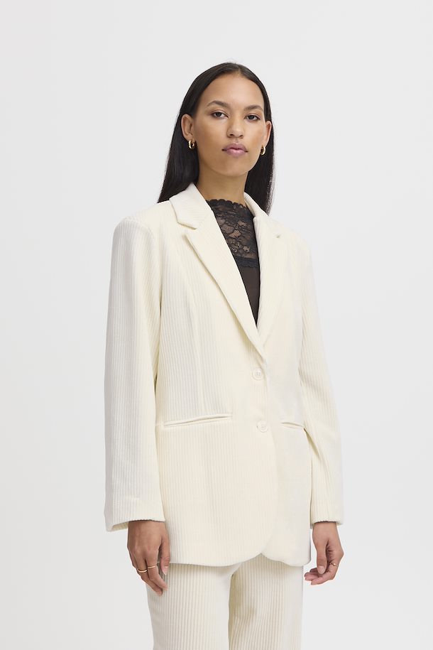 ICHI IHTAMARY BLAZER - ALMOND MILK