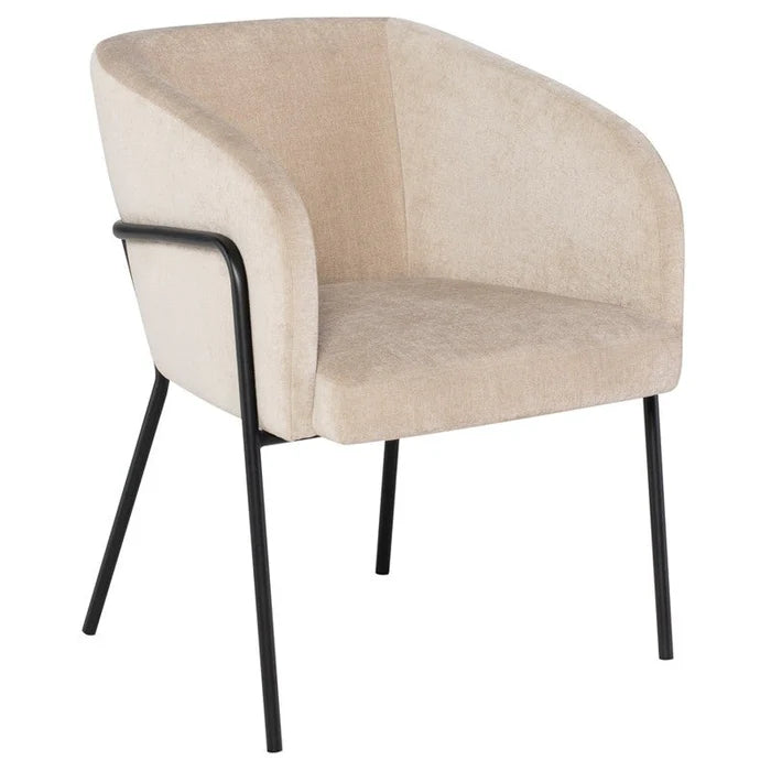 ESTELLA DINING CHAIR "ALMOND"