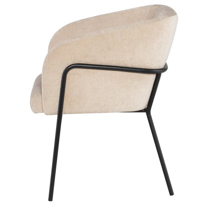 ESTELLA DINING CHAIR "ALMOND"