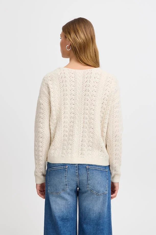 IHLIYANNA CARDIGAN "ALMOND MILK"