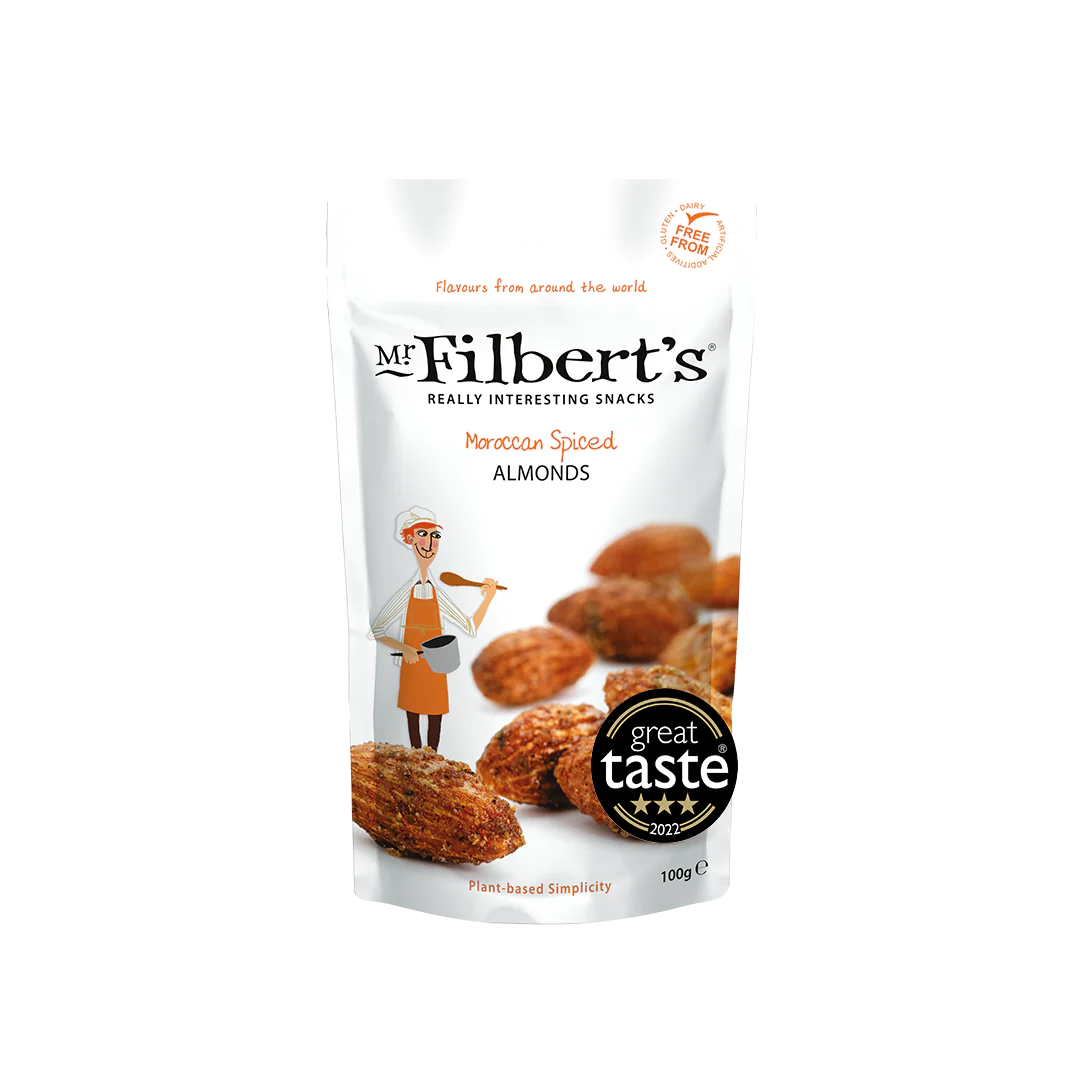 MOROCCAN SPICED ALMONDS 100G