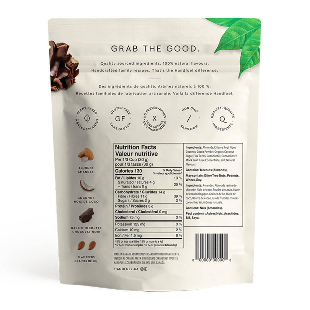 DARK CHOCOLATE ALMOND CLUSTERS 150G