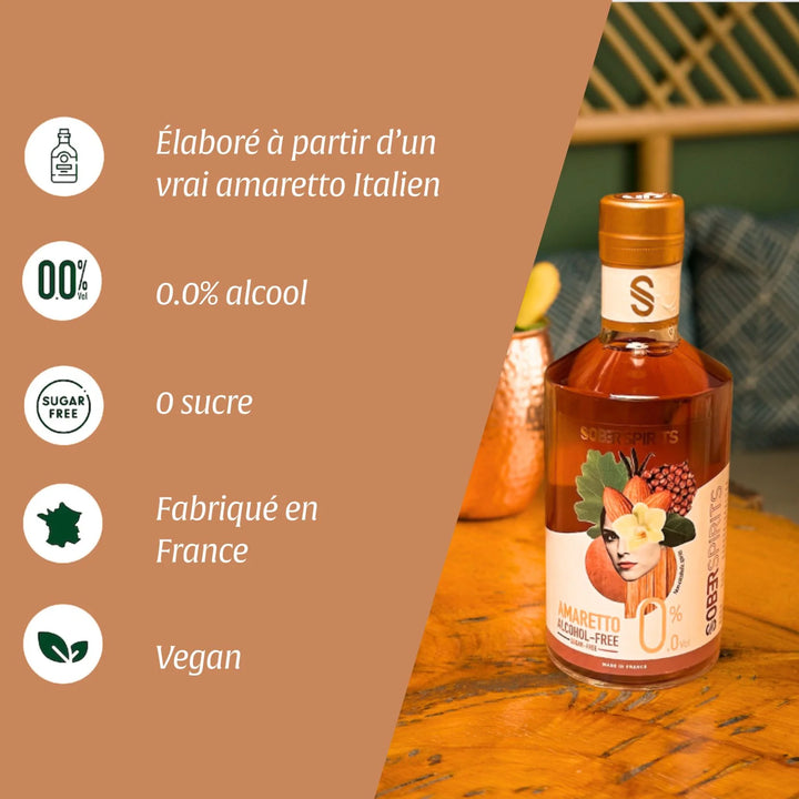 NON-ALCOHOLIC AMARETTO 0.0% 500ML