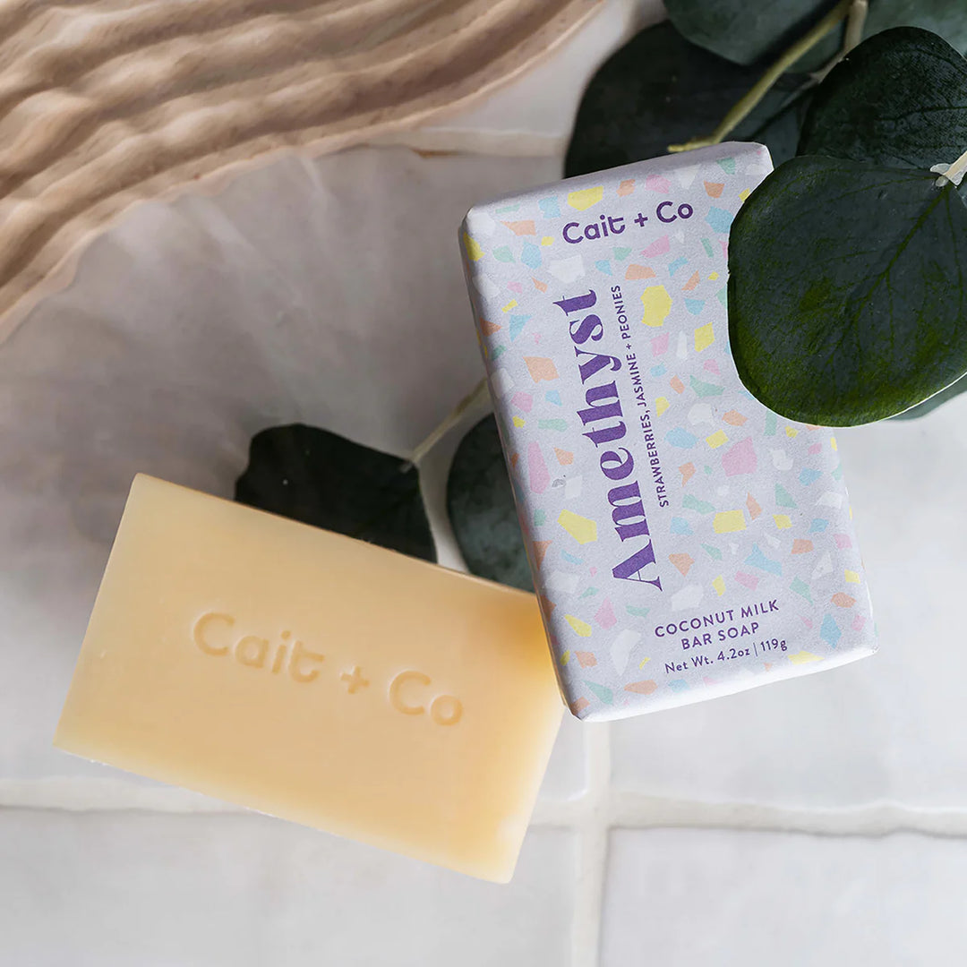 CAIT AND CO AMETHYST - COCONUT MILK BAR SOAP