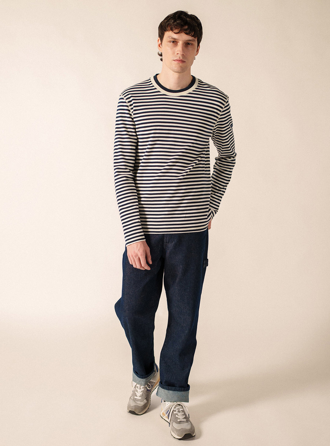 MARTIN SHIRT "ECUME/AMIRAL"