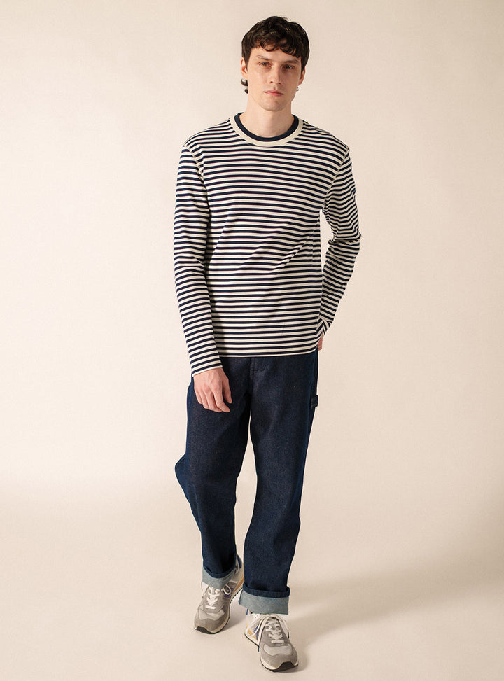 MARTIN SHIRT "ECUME/AMIRAL"