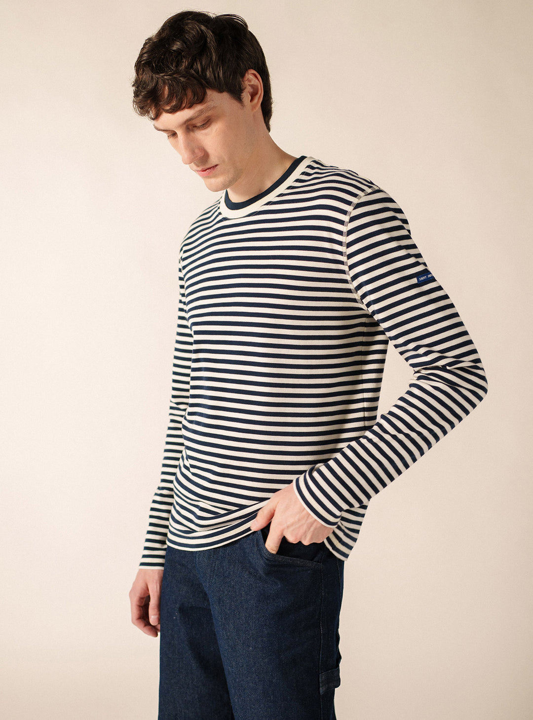 MARTIN SHIRT "ECUME/AMIRAL"