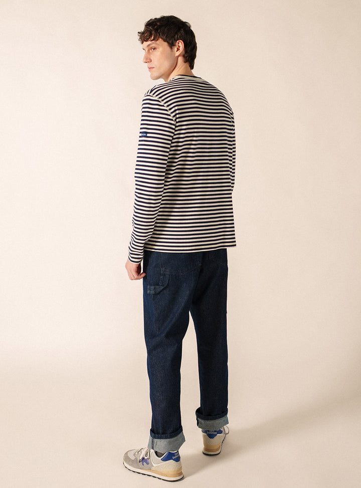 MARTIN SHIRT "ECUME/AMIRAL"