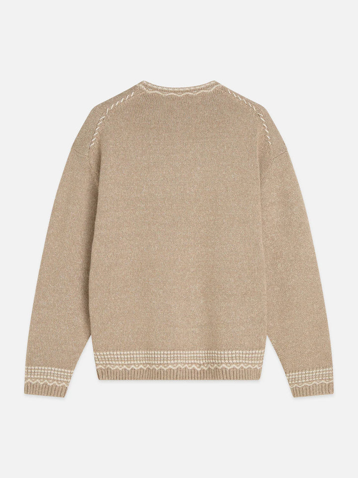 LOOSE-FIT JACQUARD PULLOVER "AMPHORA"