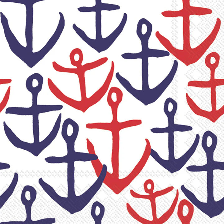 ANCHORS COCKTAIL NAPKIN