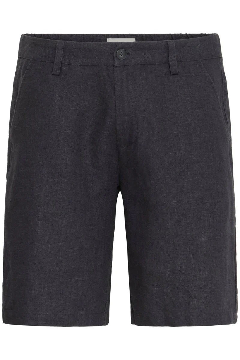 CFPANDRUP LINEN SHORTS "DARK NAVY"