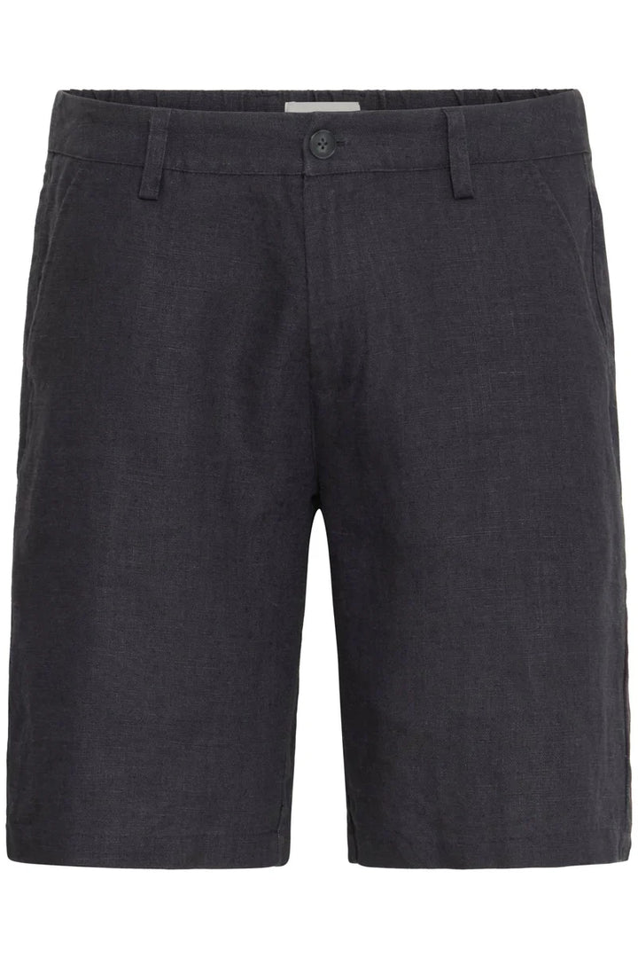 CFPANDRUP LINEN SHORTS "DARK NAVY"