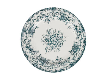 CASA DOMANI ROSETTA RIM SIDE PLATE 20CM "ANTIQUE BLUE"