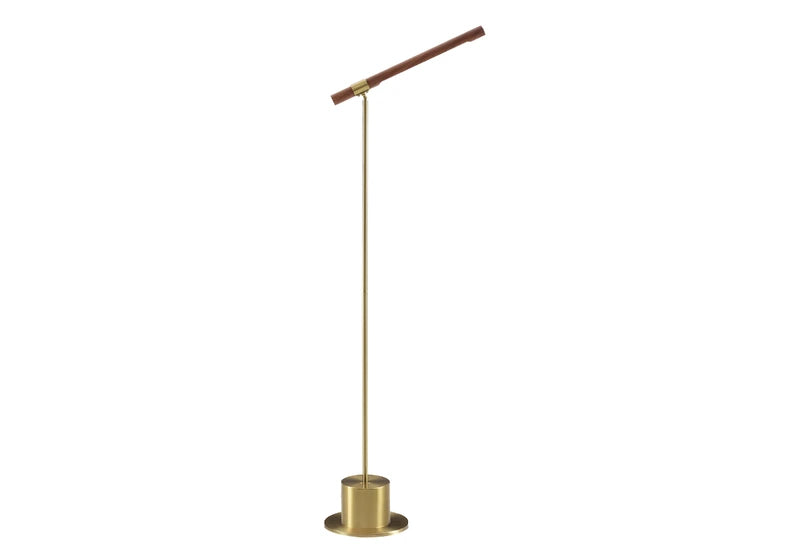 ANTIQUE BRASS FLOOR LAMP 52-65"