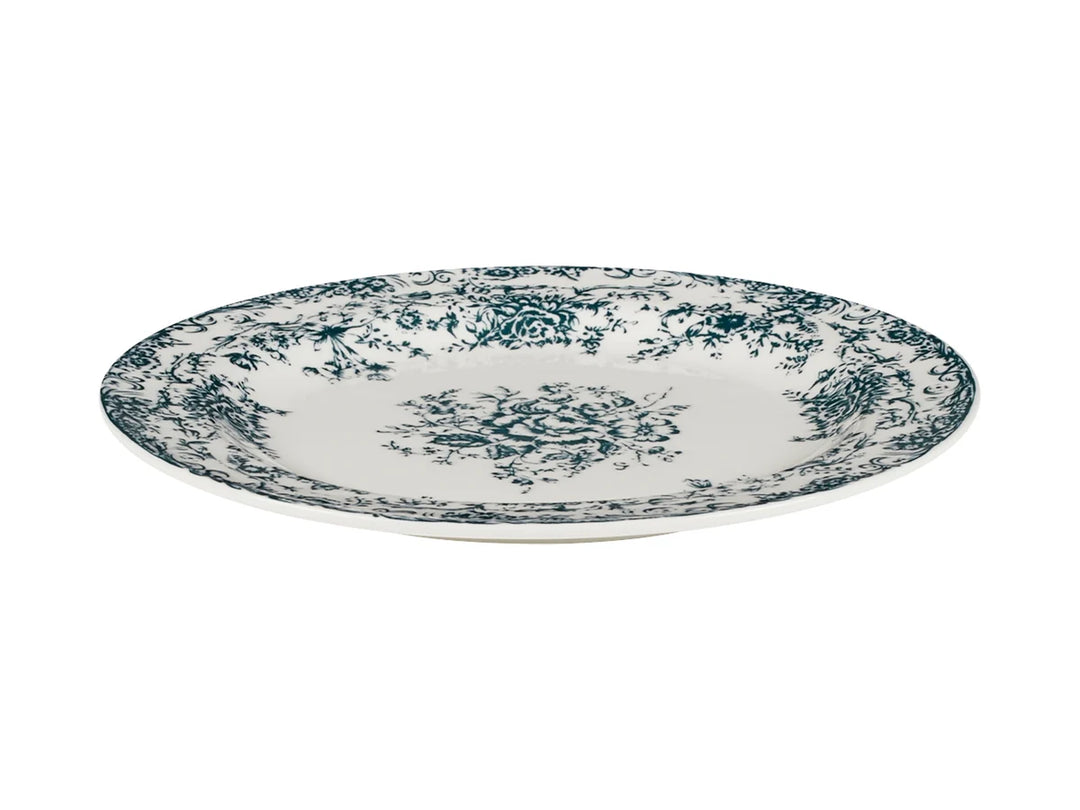 CASA DOMANI ROSETTA RIM SIDE PLATE 20CM "ANTIQUE BLUE"