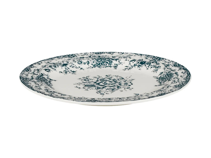 CASA DOMANI ROSETTA RIM SIDE PLATE 20CM "ANTIQUE BLUE"