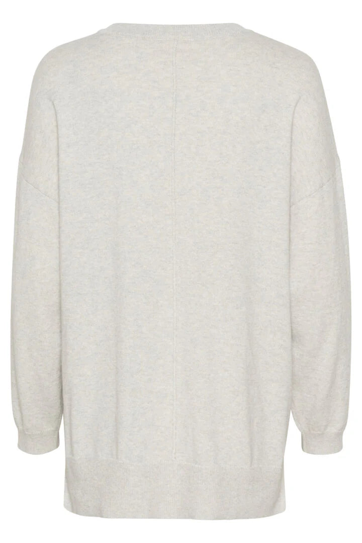 CRANVA PULLOVER "LIGHT GREY MELANGE"