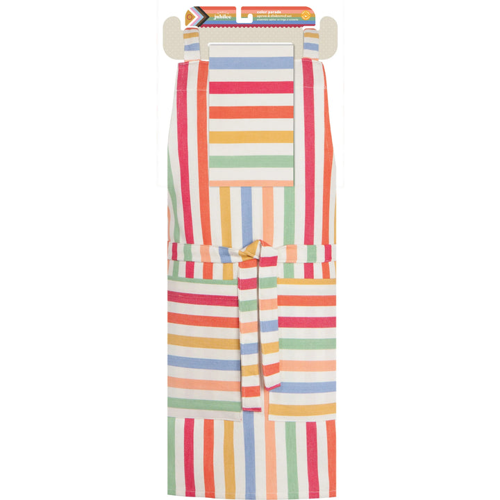 COLOR PARADE APRON &amp; DISHTOWEL SET
