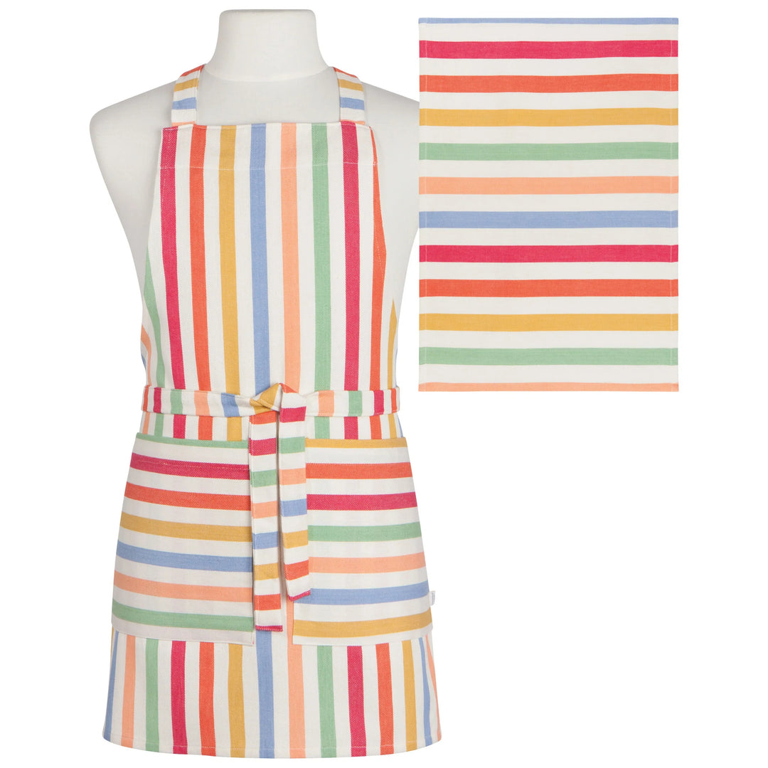 COLOR PARADE APRON &amp; DISHTOWEL SET