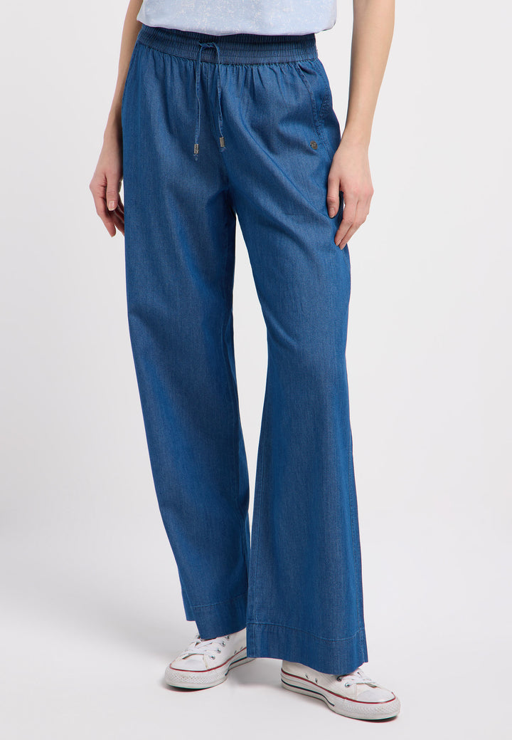 ARAMANTA DENIM TROUSERS "BLUE"