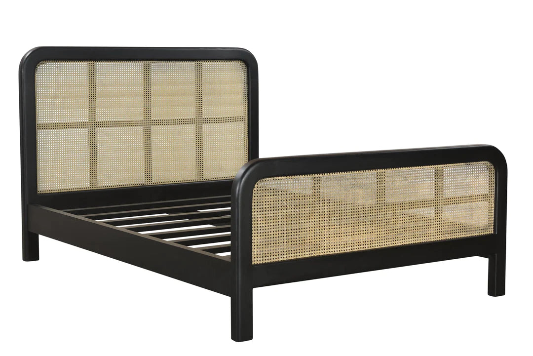 LH Imports Cane Oval Queen Bed
