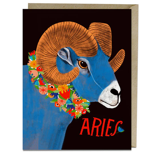 GREETING CARD - "ARIES"