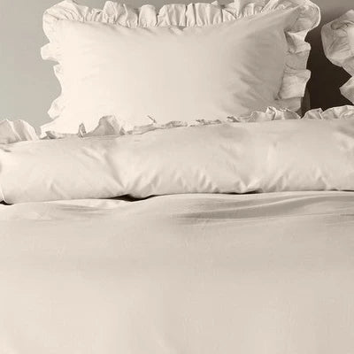 ARMANCE NATURAL DUVET COVER - KING + 2 PILLOW SHAMS