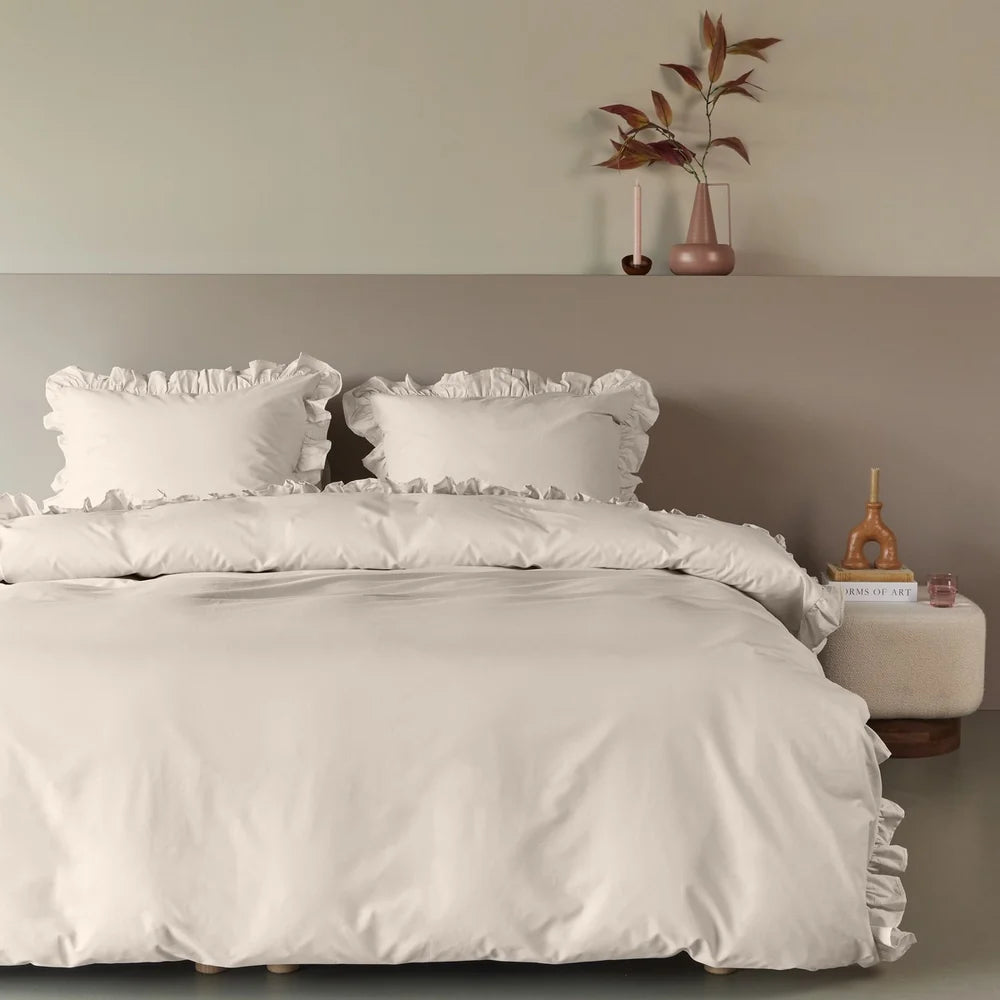 ARMANCE NATURAL DUVET COVER - KING + 2 PILLOW SHAMS