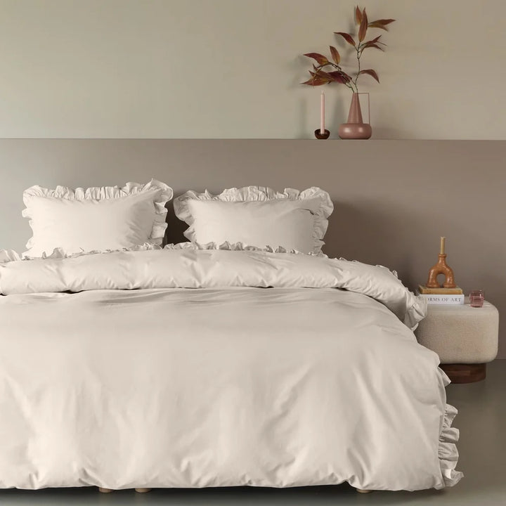 ARMANCE NATURAL DUVET COVER - KING + 2 PILLOW SHAMS